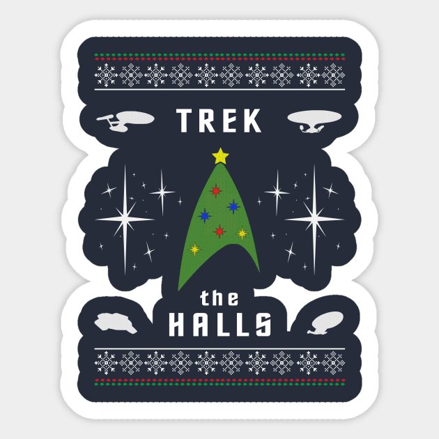 Trek the Halls Sticker by bingpot